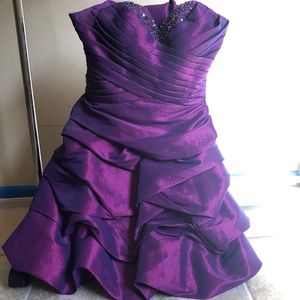 Purple Quinceñera dress